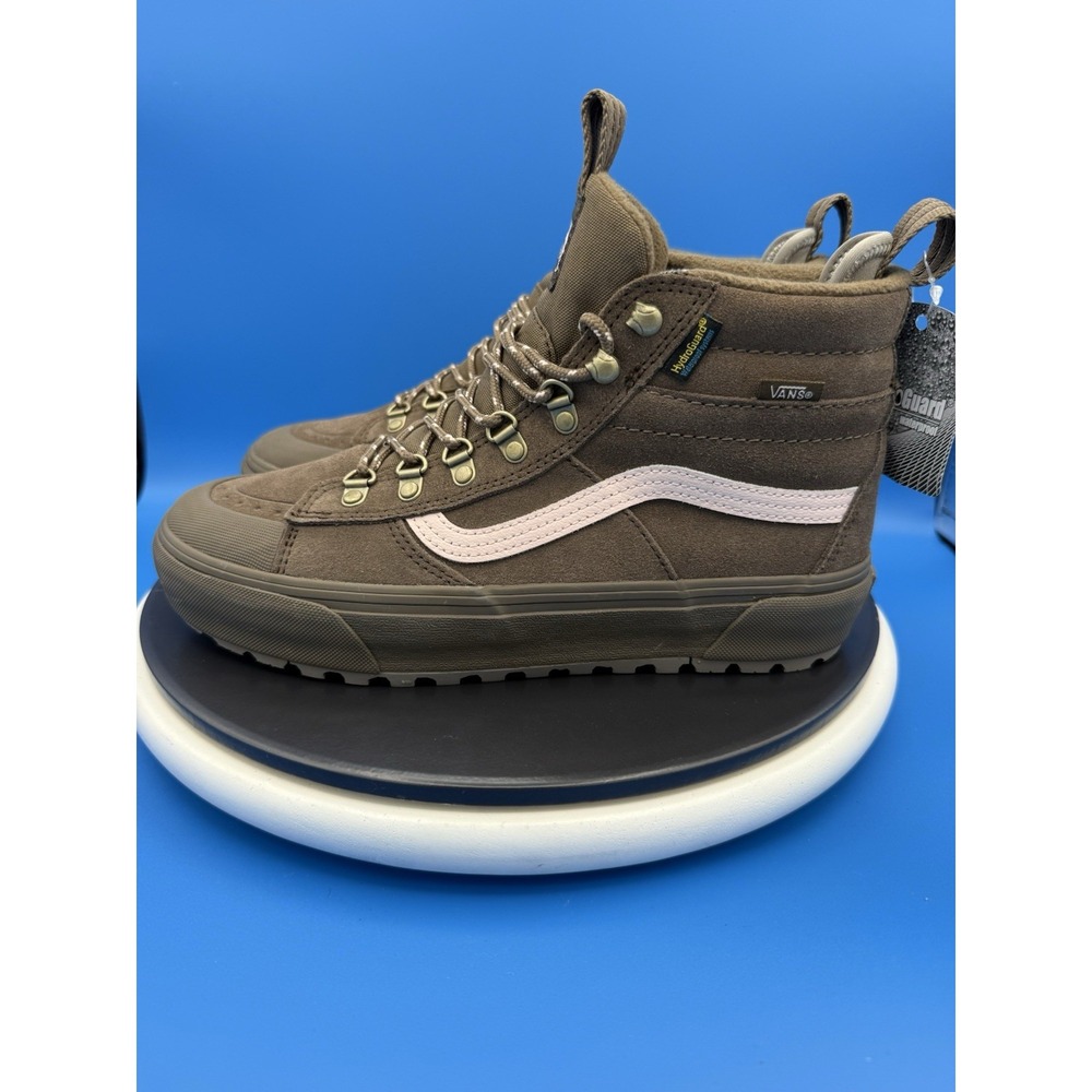 Vans MTE Sk8-Hi Women's Size 9.5 Teak Brown Pink Waterproof Hiking Outdoor Boots